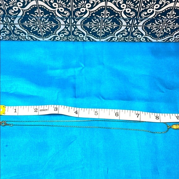 Givenchy Elegant Gold & Black Enamel “G” Pendant Necklace - Picture 8 of 8